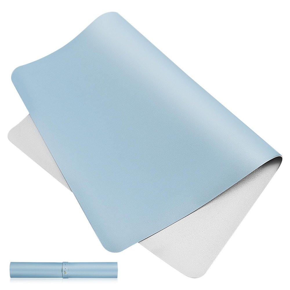 FOMIYES Nail Art Table Mat, Foldable Nail Art Hand Rest Pad, Soft Leather Manicure Mat for Arm Rest Cushion, Multifunctional Desk Mouse Pad