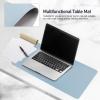 FOMIYES Nail Art Table Mat, Foldable Nail Art Hand Rest Pad, Soft Leather Manicure Mat for Arm Rest Cushion, Multifunctional Desk Mouse Pad view 2