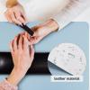 FOMIYES Nail Art Table Mat, Foldable Nail Art Hand Rest Pad, Soft Leather Manicure Mat for Arm Rest Cushion, Multifunctional Desk Mouse Pad view 3