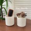 360 Rotating Makeup Brush Storage Bucket Dustproof Pen Holder Brush Beauty Brush Storage Box Ins Premium Storage Barrel Barrel Brush view 3