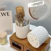 360 Rotating Makeup Brush Storage Bucket Dustproof Pen Holder Brush Beauty Brush Storage Box Ins Premium Storage Barrel Barrel Brush view 4