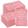 Ctosree 150 pcs Makeup Remover Wipes Bulk Individually Wrapped Makeup Wipes Single Makeup Remover Cloth Facial Cleansing Pads for Mascara Lipstick Oil Dirt Face Skin Travel Hotel(Pink) view 1
