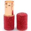 Bestbling Bling Rhinestone Retractable Makeup Brush - Portable and Versatile Cosmetic Tool for Blush, Powder, and Contour - Soft Synthetic Bristles, Easy to Carry, Perfect for Travel and Everyday Use - Ideal Gift for Makeup Lovers and Beginners (Red) view 2
