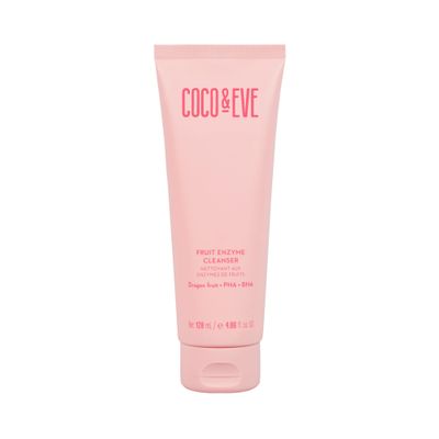 Coco & Eve Fruit Enzyme Cleanser. Water Based Gentle cleanser for Radiant Complexion. Refines Pores, Exfoliates and Moistuizes Skin. BHA, Prebiotic, Papaya Enzyme & Vitamin E (4.06 fl oz)