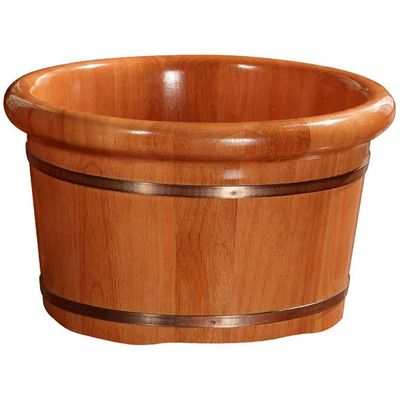 ENWIND Foot Bath Spa Foot Bath Barrel Solid Wood Creative Massage Point Design Natural Thickening Foot Bath Water Wood Bathtub Home Bottom
