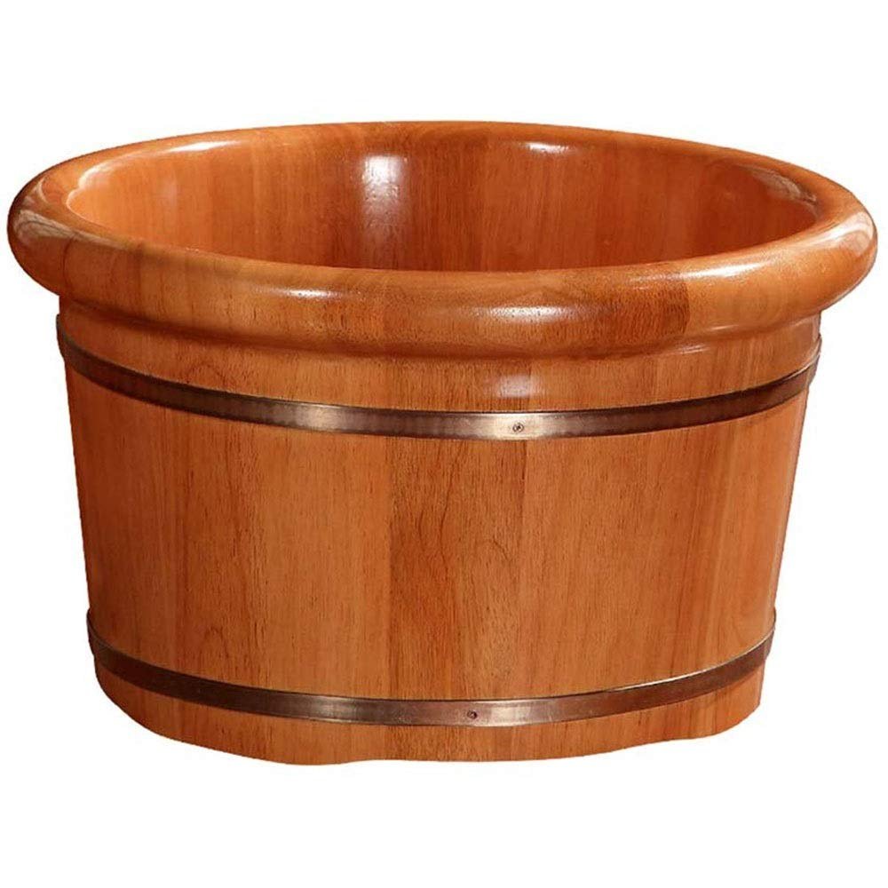 ENWIND Foot Bath Spa Foot Bath Barrel Solid Wood Creative Massage Point Design Natural Thickening Foot Bath Water Wood Bathtub Home Bottom