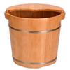 ENWIND Foot Bath Spa High Foot Bath Tub Thicken Foot Tub Sleep Improve Household Household Foot Bath Small Wooden Bucket Suitable for Office Workers and The Elderly (Size : with lid) view 1