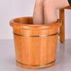 ENWIND Foot Bath Spa High Foot Bath Tub Thicken Foot Tub Sleep Improve Household Household Foot Bath Small Wooden Bucket Suitable for Office Workers and The Elderly (Size : with lid) view 3