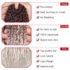 Xtrend 8 Packs 18 Inch Box Braids Crochet Hair Pre-looped 3X Braids Medium knotless Box Braids Hair Extensions Synthetic Crochet Hair for Woman (18Strands/pack 460#) view 2