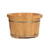 Katzowen Pedicure Foot Soak Solid Wood Foot Tub, Pedicure Bowl Spa Massage Cedar Pedicure Barrels, Smooth and Delicate Pedicure Barrels, 2 Sizes (Size : 42cm*26cm) view 1