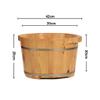Katzowen Pedicure Foot Soak Solid Wood Foot Tub, Pedicure Bowl Spa Massage Cedar Pedicure Barrels, Smooth and Delicate Pedicure Barrels, 2 Sizes (Size : 42cm*26cm) view 2