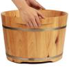 Katzowen Pedicure Foot Soak Solid Wood Foot Tub, Pedicure Bowl Spa Massage Cedar Pedicure Barrels, Smooth and Delicate Pedicure Barrels, 2 Sizes (Size : 42cm*26cm) view 3
