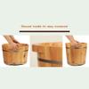 Katzowen Pedicure Foot Soak Solid Wood Foot Tub, Pedicure Bowl Spa Massage Cedar Pedicure Barrels, Smooth and Delicate Pedicure Barrels, 2 Sizes (Size : 42cm*26cm) view 4