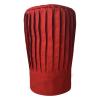 SUNRISE Kitchen Supply Red Hibachi Chef Hat with Tie on Black Japanese Headband (w/Headband Victory) view 3