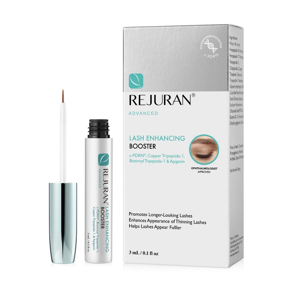 REJURAN Advanced Lash Enhancing Booster (3ml) - Eyelash Growth Serum for Fuller, Stronger, Healthier Lashes with Biotin and c-PDRN.