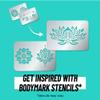 BIC BodyMark Temporary Tattoo Markers for Skin, Henna Vibes, Flexible Brush Tip, 2-Count Pack of Assorted Colors, Skin-Safe*, Cosmetic Quality view 2