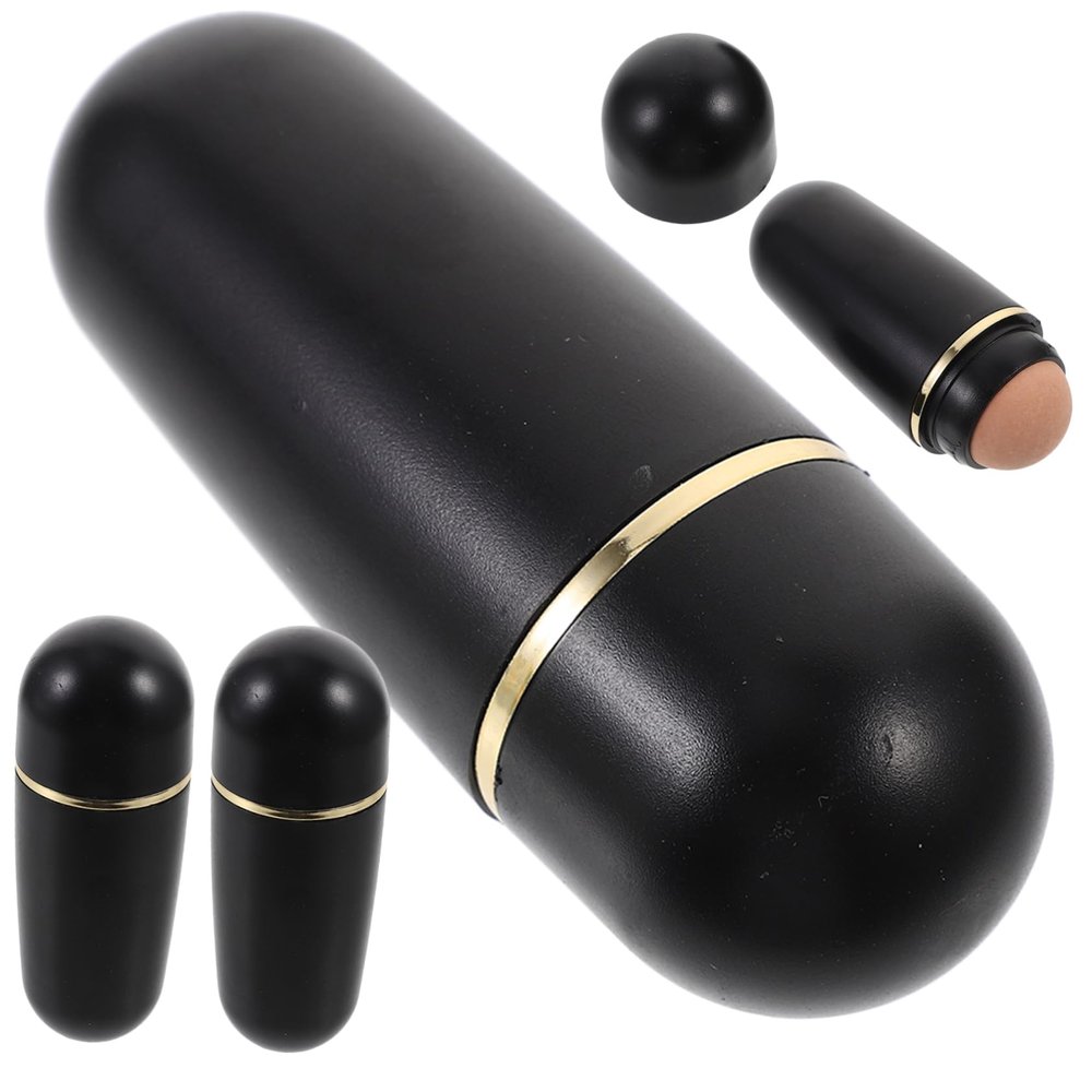 Beatifufu 4pcs Volcanic Removing Ball Face Mutitool Volcanic Stone Oil Absorbing Oily Skin Care Roller Oil Absorbing Volcanic Roller Portable Volcanic Special Ball Mini