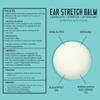 BASE LABORATORIES Ear Stretching Balm For Ear Gauges | Ear Stretching Balm For Earlobe Stretching & Preparation | All Natural Piercing Aftercare With Shea Butter & Eucalyptus Oil | 1.7 oz view 2