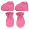 4Pcs Essential Oil Gloves Paraffin Wax Foot parrafin Wax for Hands Foot Pedicure Bag Paraffin Bath Mitts and Booties Paraffin Wax Bath kit Gel Gloves Women's Flannel Bushing feet view 1