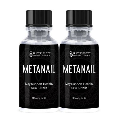 (2 Pack) Metanail Toe Nail Serum Premium Blend Of Essential Oils Vitamins Minerals Nutrients For Skin & Nails 2 Bottles