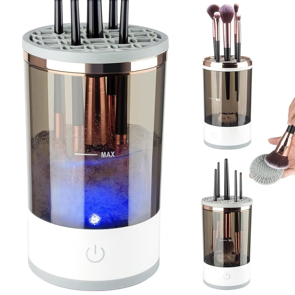 VIDECOR Electric Makeup Brush Cleaner, Makeup Cleaner, Brush Cleaner Fit Makeup Brush, Beauty Tools, Great Gift for Her, Women, Girlfriend, Female, Valentine's Day