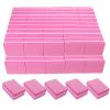 180/240 Grit Nail Buffers (100 Pack), mini Buffer Block Nail File for Acrylic Nails and Natural Nails, Professional Nail Buffer Block Bulk Buffing Blocks for Nail Buff Manicure File Blocks Set Pink view 1