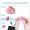 180/240 Grit Nail Buffers (100 Pack), mini Buffer Block Nail File for Acrylic Nails and Natural Nails, Professional Nail Buffer Block Bulk Buffing Blocks for Nail Buff Manicure File Blocks Set Pink view 3
