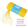 100% Brazilian Wool Hair Acrylic Yarn For African Braids/Senegalese Twist/Faux Locs/Wraps Hair Extensions golden yellow view 4