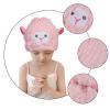 Beisto Cute Lamb Hair Drying Cap Microfiber Hair Towel, Ultra Soft Absorbent Quick Drying Bath Cap for Women Kids Girls view 4