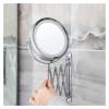 ArQray Cosmetic Vanity Mirror LED 7-inch Makeup Mirror Wall-Mounted Telescopic Double-Sided 5 Times Magnification Lighted Makeup view 4