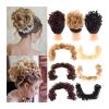 Messy Bun Hair Messy Hair Bun Extensions, Long Synthetic Fluffy Hair Bun Wrap Around Scrunchies DIY Curly Elastic Band Hair Extensions Hairpieces for Women Real Human Hair Buns (Color : 107) view 1