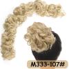 Messy Bun Hair Messy Hair Bun Extensions, Long Synthetic Fluffy Hair Bun Wrap Around Scrunchies DIY Curly Elastic Band Hair Extensions Hairpieces for Women Real Human Hair Buns (Color : 107) view 2