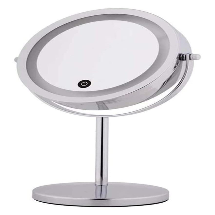 ArQray Mirrors for Bedroom Makeup Mirror with Lights LED Magnification 10X/1X, Double-Sided Illuminated Lighted Magnifying