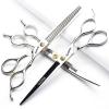 4.5/6/6.5/7/7.5 inch Professional Hair Clipper Set, Stainless Steel Sharp Hair Clippers, Exclusive for Hairdressers. (7-inch-3pc) view 1