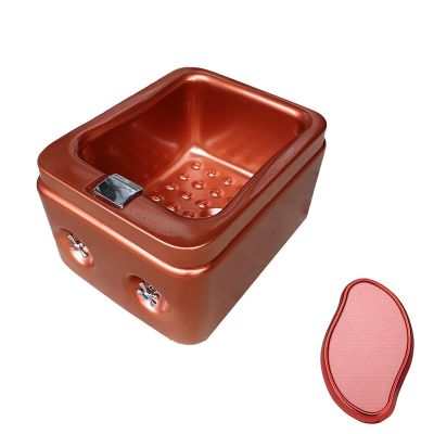 Acrylic Massage Footbath Washing Salon Footbath Sink Pedicure Kit Foot Spa Pedicure Spa Bathtub Basin Sturdy Durable Acrylic Foot Bath for Dry Cracked Feet Pedicure Foot Soak (Color : Type b, Size :