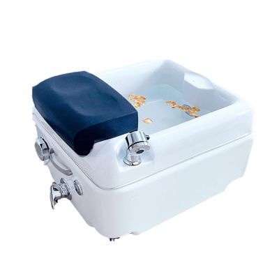 Acrylic Foot Bath Floor Type Foot Massage Basin Stress Relief for Fatigue and Tired Feet Pedicure Foot Spa Great for Getting the Dead/Old Skin off Your Feet Pedicure Foot Soak ( Color : Type a , Size