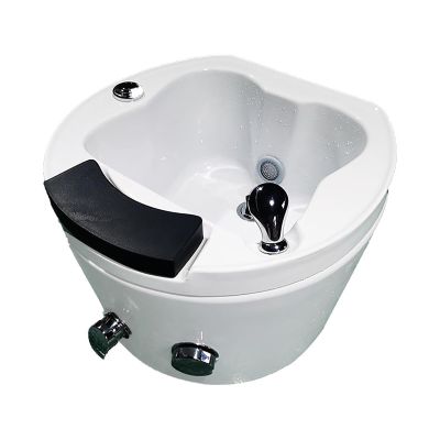 Acrylic Massage Footbath Round Floor Type Foot Massage Basin Stress Relief for Fatigue and Tired Feet Massage Pedicure Spa Large Foot Bath Tub with Foot Scratcher for Women and Men (Color : Type a,