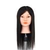 100% Human Hair 45cm Practice Wig Hairdresser Wig Cut Wig Mannequin Head Long Bonding Practice Salon Salon Profile Profile Cut Mannequin Hair Mannequin Adjustable Tripod Type Black view 1