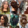 100% Human Hair 45cm Practice Wig Hairdresser Wig Cut Wig Mannequin Head Long Bonding Practice Salon Salon Profile Profile Cut Mannequin Hair Mannequin Adjustable Tripod Type Black view 4