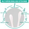 500 Pack Cotton Swabs Bundle With 150 Pack Dental Floss Picks Individually Wrapped view 3