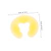 OSALADI Silicone Body Pillow Massage Face Headrest Beauty Massage Cushion Face Relax Pillow Headrest Face Relax Cushion Pad Silicone Pillow Face Take a Bath Travel Bracket Cover view 2