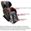 PHASFBJ Massage Chair Cover, Full Body Shiatsu Massage Chair Protective Cover Easy to Wash Super Soft Stretch Fabric Dustproof Massage Chair Protector Cover,Outer Sleeve view 2