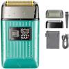 LEONYS Electric Shavers for Bald Men, Electric Shaver Professional Razor Beard Trimmer Shaving Machine Waterproof Rechargeable Foil Shaver (Color : Green) view 1