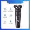 LEONYS Electric Shavers for Bald Men, Men Electric Shaver Smart IPX7 Waterproof Rechargeable Beard Razor Quick Charging Trimming Machine view 2