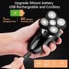 LEONYS Electric Shavers for Bald Men, 5 in 1 Electric Razor for Men Bald Head Shaver LED Display Nose Hair Beard Trimmer Clippers Facial Cleansing Brush USB Rechargeable view 3