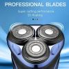 LEONYS Electric Shavers for Bald Men, 3D Floating Head Rotary Electric Shaver for Men Waterproof Beard Electric Razor Face Shaving Machine Rechargeable view 2