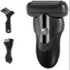 LEONYS Electric Shavers for Bald Men, Reciprocating Electric Shaver 3 Blade Shaving System USB Rechargeable Shaving Machine for Men (Color : Gray) view 1