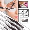 M LASH Eyelash Tweezers for Eyelash Extensions (Set of 4) - Professional Lash Extension Tweezers - Fiber Tip Lash Tweezers, Japanese Steel, Diamond Grip For Flawless Application (White) view 4