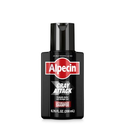 Alpecin Gray Attack Caffeine & Color Shampoo, 6.76 Fl Oz