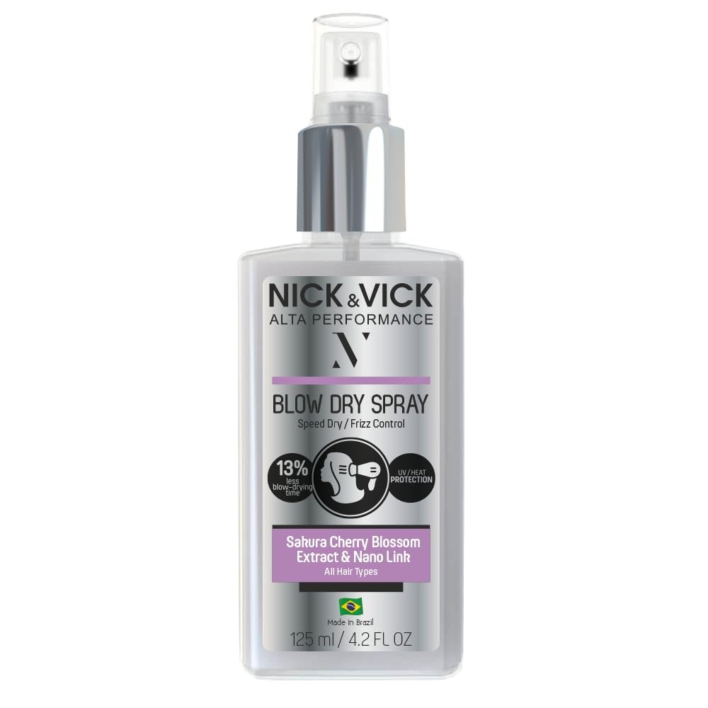 Nick Vick, Blow Dry Spray, Speed Dry, Heat Protection